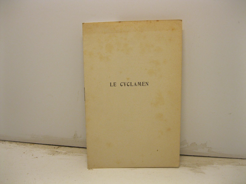 Essais Sur L'histoire De Quelques Fleurs D'ornement. Le cyclamen